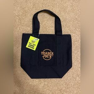 NWT Trader Joe’s Limited Edition Mini Canvas Tote Bag